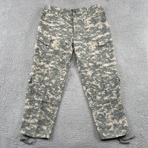 Military Cargo Pants Men 34 Green ACU Digital Camo Army Combat Trousers Tactical
